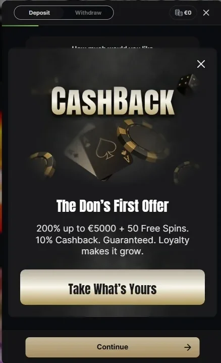 SoltsDon Casino Cashback Herinnering