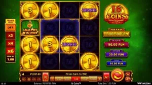 16 Coins x5000 game